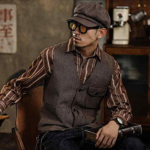 秋冬 コーデ メンズ 服 シンプル ファッション オシャレ 大人 かっこいい 大きいサイズ ストリート 紳士服 レトロ ツイード スーツ ベスト ウール ヘリンボーン ヴィンテージ ジャケット ツイード ベスト 秋冬 コーデ メンズ 服 シンプル ファッション オシャレ 大人 かっこいい 大きいサイズ ストリート 紳士服 レトロ ツイード スーツ ベスト ウール ヘリンボーン ヴィンテージ ジャケット ツイード ベスト