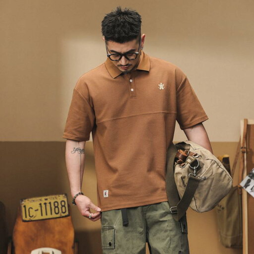 秋冬 コーデ メンズ 服 シンプル ファッション オシャレ 大人 かっこいい 大きいサイズ ストリート 紳士服 アメリカン レトロ ヘビー ポロシャツ 半袖 ハイエンド T シャツ カジュアル トップス 秋冬 コーデ メンズ 服 シンプル ファッション オシャレ 大人 かっこいい 大きいサイズ ストリート 紳士服 アメリカン レトロ ヘビー ポロシャツ 半袖 ハイエンド T シャツ カジュアル トップス