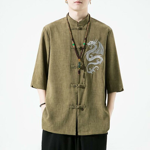 秋冬 コーデ メンズ 服 シンプル ファッション オシャレ 大人 かっこいい 大きいサイズ ストリート 紳士服 薄型 シャツ 七分袖 唐 スーツ トップス 秋冬 コーデ メンズ 服 シンプル ファッション オシャレ 大人 かっこいい 大きいサイズ ストリート 紳士服 薄型 シャツ 七分袖 唐 スーツ トップス