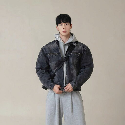 秋冬 コーデ メンズ 用 服 シンプル ファッション オシャレ 大人 かっこいい 大きいサイズ ストリート 紳士服 ブラックデニムジャケット レトロ ダメージ ウォッシュ トップス ラウンドネックカーディガン ジャケット 秋冬 コーデ メンズ 用 服 シンプル ファッション オシャレ 大人 かっこいい 大きいサイズ ストリート 紳士服 ブラックデニムジャケット レトロ ダメージ ウォッシュ トップス ラウンドネックカーディガン ジャケット