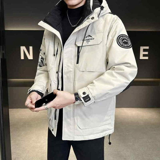 秋冬 コーデ メンズ 服 シンプル ファッション オシャレ 大人 かっこいい 大きいサイズ ストリート 紳士服 ダウン ジャケット フード付き ホワイトダックダウン 秋冬 コーデ メンズ 服 シンプル ファッション オシャレ 大人 かっこいい 大きいサイズ ストリート 紳士服 ダウン ジャケット フード付き ホワイトダックダウン