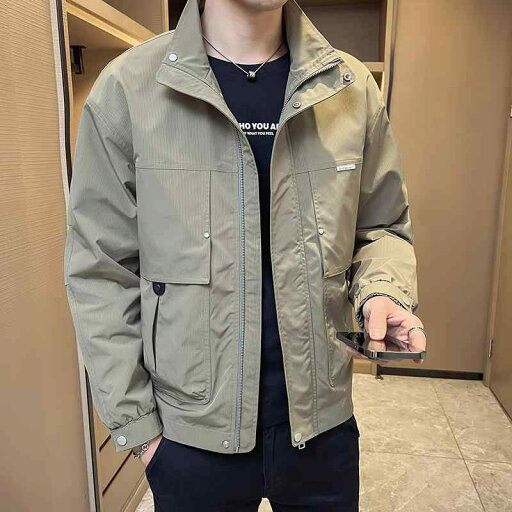 秋冬 コーデ メンズ 用 服 シンプル ファッション オシャレ 大人 かっこいい 大きいサイズ ストリート 紳士服 薄手 ジャケット カジュアル スタンドカラー ジャケット トップス 秋冬 コーデ メンズ 用 服 シンプル ファッション オシャレ 大人 かっこいい 大きいサイズ ストリート 紳士服 薄手 ジャケット カジュアル スタンドカラー ジャケット トップス