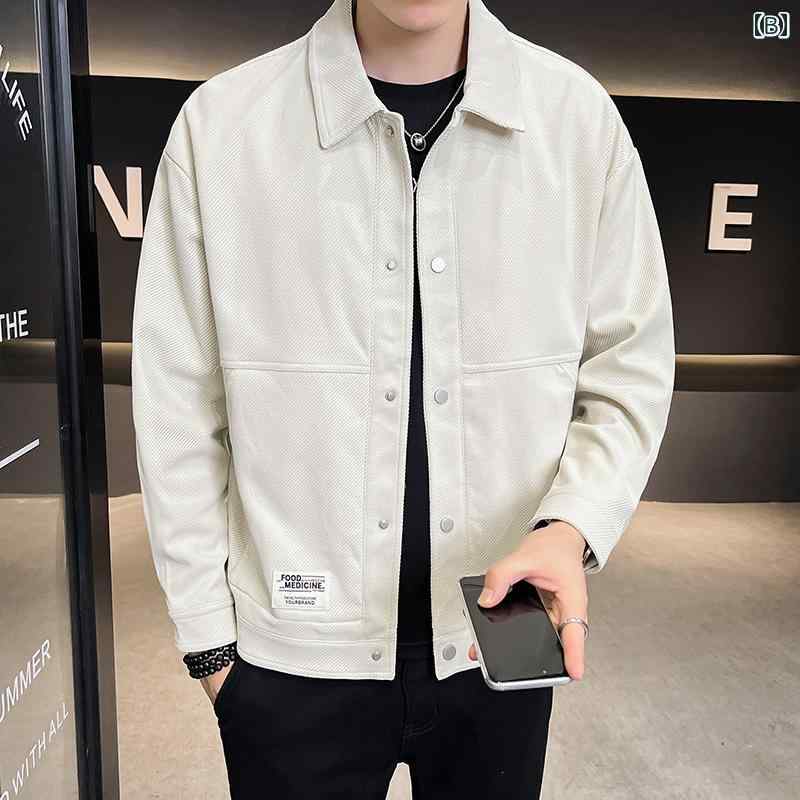 秋冬 コーデ メンズ 服 シンプル ファッション オシャレ 大人 かっこいい 大きいサイズ ストリート 紳士服 ジャケット 韓国スタイル カジュアル シンプル ソリッド カラー トップス ガウン