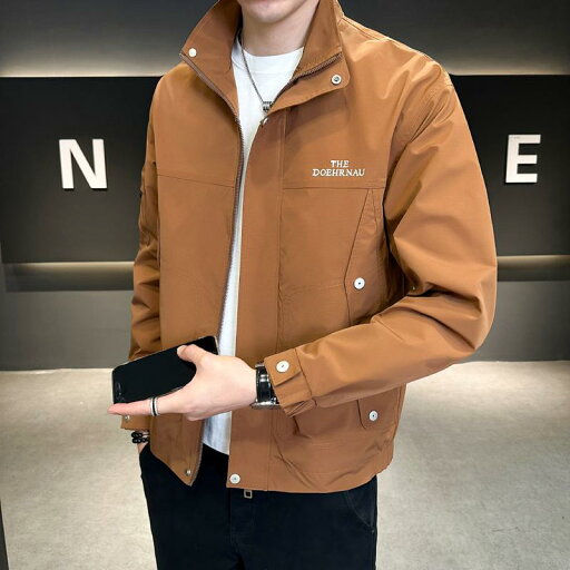秋冬 コーデ メンズ 服 シンプル ファッション オシャレ 大人 かっこいい 大きいサイズ ストリート 紳士服 カジュアル ジャケット スタンドカラー トップス 秋冬 コーデ メンズ 服 シンプル ファッション オシャレ 大人 かっこいい 大きいサイズ ストリート 紳士服 カジュアル ジャケット スタンドカラー トップス