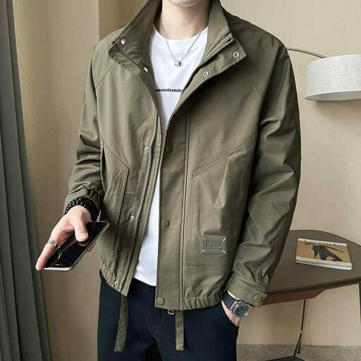 秋冬 コーデ メンズ 用 服 シンプル ファッション オシャレ 大人 かっこいい 大きいサイズ ストリート 紳士服 ジャケット スタンドカラーワーク ジャケット カジュアル トップス 秋冬 コーデ メンズ 用 服 シンプル ファッション オシャレ 大人 かっこいい 大きいサイズ ストリート 紳士服 ジャケット スタンドカラーワーク ジャケット カジュアル トップス