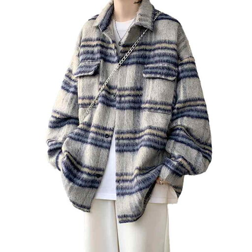 秋冬 コーデ メンズ 服 シンプル ファッション オシャレ 大人 かっこいい 大きいサイズ ストリート 紳士服 ストライプ ウール ジャケット 綿 ハイエンド 秋冬 コーデ メンズ 服 シンプル ファッション オシャレ 大人 かっこいい 大きいサイズ ストリート 紳士服 ストライプ ウール ジャケット 綿 ハイエンド