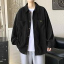 秋冬 コーデ メンズ 服 シンプル ファッション オシャレ 大人 かっこいい 大きいサイズ ストリート 紳士服 レトロ コーデュロイ ジャケット ベルベット 長袖 シャツ ハイエンド ジャケット