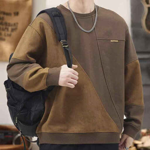 秋冬 コーデ メンズ 服 シンプル ファッション オシャレ 大人 かっこいい 大きいサイズ ストリート 紳士服 アメリカン ヘビー ラウンドネック スウェットシャツ パーカー 長袖 トップス カラーマッチング ジャケット シャツ 秋冬 コーデ メンズ 服 シンプル ファッション オシャレ 大人 かっこいい 大きいサイズ ストリート 紳士服 アメリカン ヘビー ラウンドネック スウェットシャツ パーカー 長袖 トップス カラーマッチング ジャケット シャツ