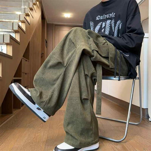 秋冬 コーデ メンズ 服 シンプル ファッション オシャレ 大人 かっこいい 大きいサイズ ストリート 紳士服 コーデュロイ アメリカン レトロ プリーツ カジュアル パンツ ワイド 秋冬 コーデ メンズ 服 シンプル ファッション オシャレ 大人 かっこいい 大きいサイズ ストリート 紳士服 コーデュロイ アメリカン レトロ プリーツ カジュアル パンツ ワイド