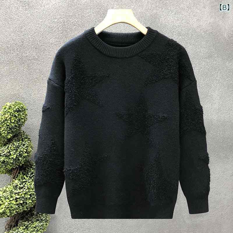 秋冬 コーデ メンズ 服 シンプル ファッション オシャレ 大人 かっこいい 大きいサイズ ストリート 紳士服 ハイエンド セーター 暖かい インナー トップス