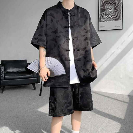 秋冬 コーデ メンズ 服 シンプル ファッション オシャレ 大人 かっこいい 大きいサイズ ストリート 紳士服 ライト スーツ 薄手 ジャカード ディスク ボタン シャツ パンツ セット 秋冬 コーデ メンズ 服 シンプル ファッション オシャレ 大人 かっこいい 大きいサイズ ストリート 紳士服 ライト スーツ 薄手 ジャカード ディスク ボタン シャツ パンツ セット