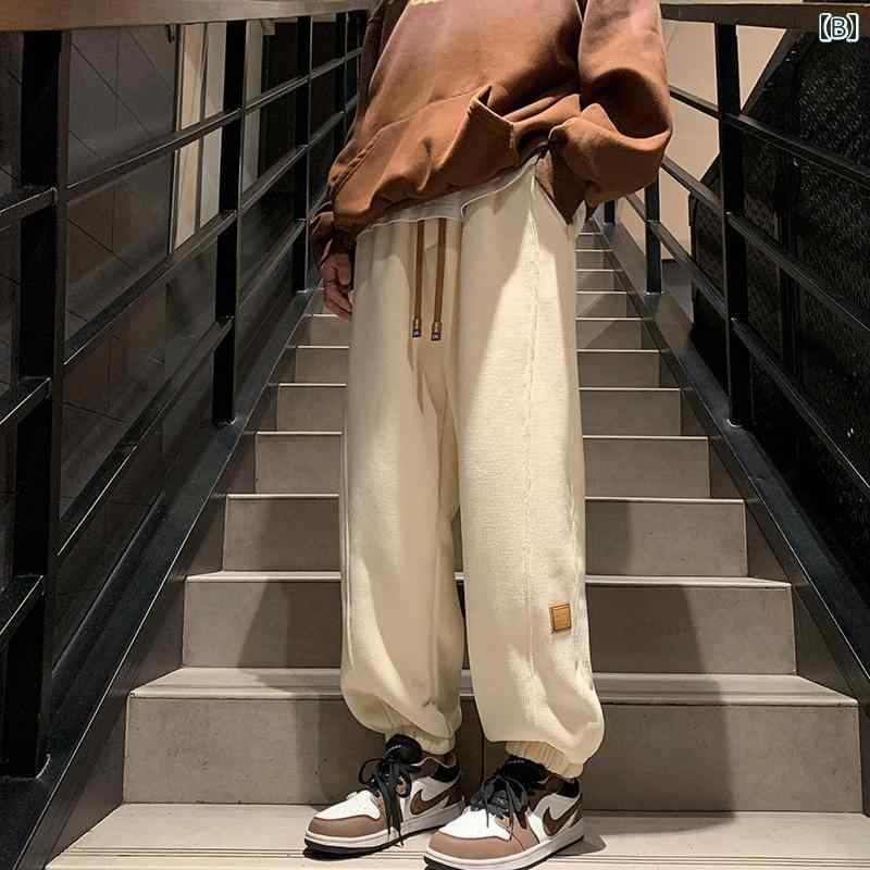 デニムパンツ ユニセックス アメリカンレトロ トレンド ウォッシュ加工 ジップ 個性的 ワイドストレート コットン ジーンズ 春夏 カジュアル 普段使い ゆったり ロング丈 ボトムス