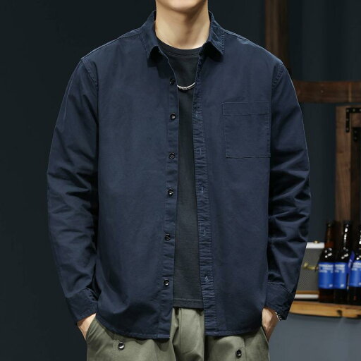秋冬 コーデ メンズ 服 シンプル ファッション オシャレ 大人 かっこいい 大きいサイズ ストリート 紳士服 レトロ 長袖 シャツ カジュアル 無地 アメリカン コート ジャケット 秋冬 コーデ メンズ 服 シンプル ファッション オシャレ 大人 かっこいい 大きいサイズ ストリート 紳士服 レトロ 長袖 シャツ カジュアル 無地 アメリカン コート ジャケット