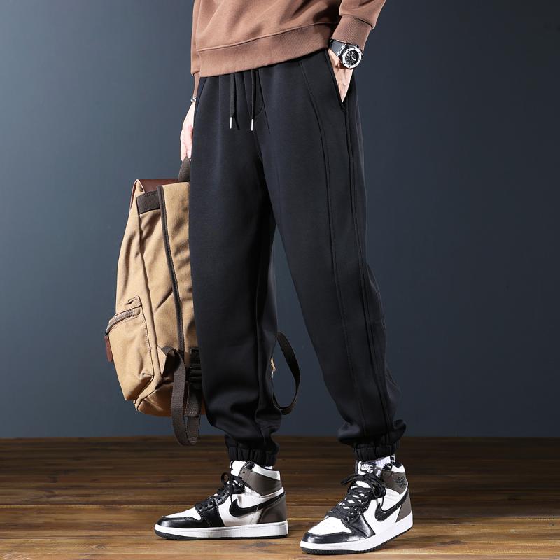 秋冬 コーデ メンズ 服 シンプル ファッション オシャレ 大人 かっこいい 大きいサイズ ストリート 紳士服 ズボン スウェットパンツ スポーツ カジュアル パンツ