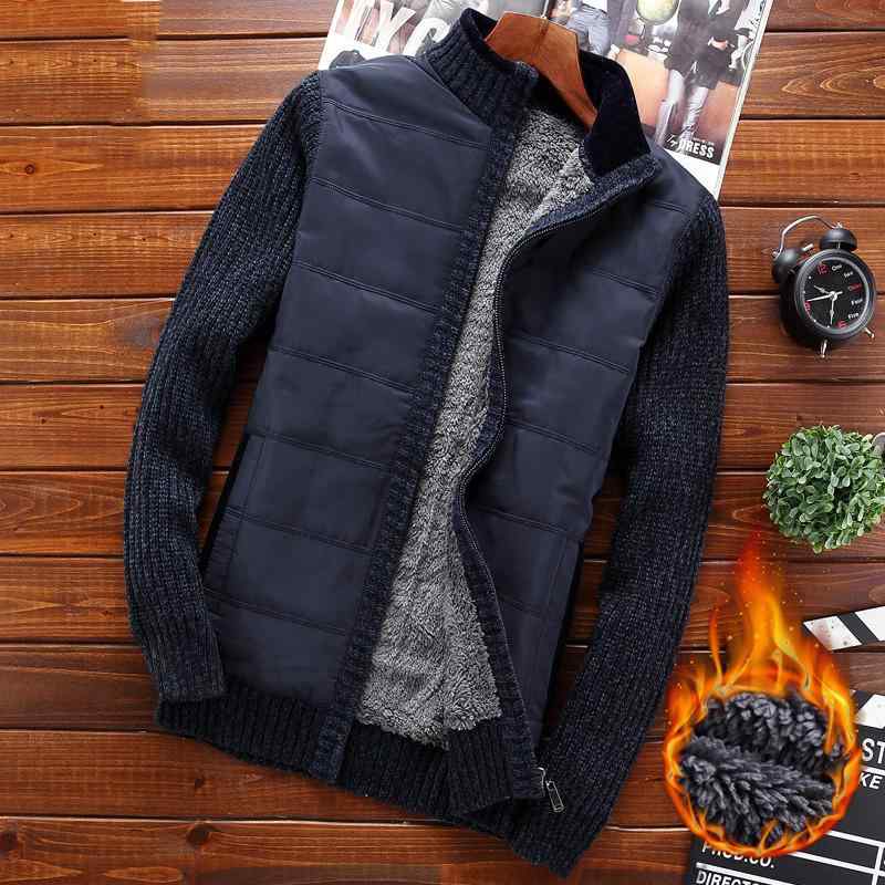 秋冬 コーデ メンズ 服 シンプル ファッション オシャレ 大人 かっこいい 大きいサイズ ストリート 紳士服 厚手 ジャケット 韓国スタイル スポーツウェア ニット スリーブジャケット セーター コート トップス