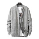 秋冬 コーデ メンズ 服 シンプル ファッション オシャレ 大人 かっこいい 大きいサイズ ストリート 紳士服 無地 セーター コート 韓国スタイル カーディガン ベルベット カジュアル ジッパー