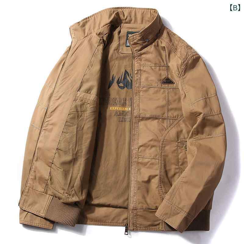 秋冬 コーデ メンズ 服 シンプル ファッション オシャレ 大人 かっこいい 大きいサイズ ストリート 紳士服 ジャケット スタンドカラーコットン レトロ トップス カジュアル ジャケット