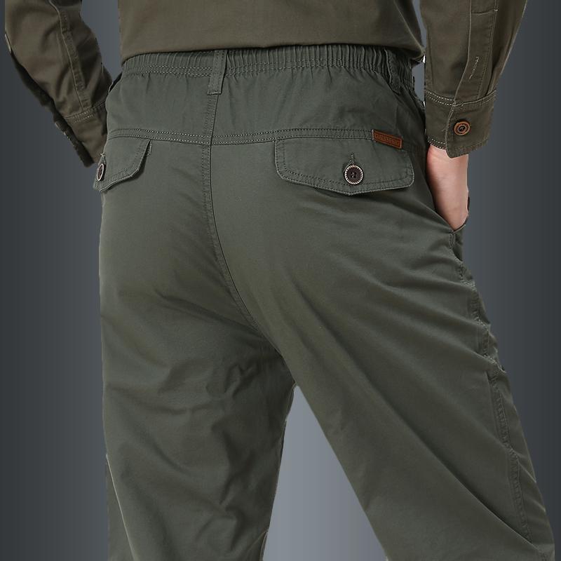 秋冬 コーデ メンズ 服 シンプル ファッション オシャレ 大人 かっこいい 大きいサイズ ストリート 紳士服 パンツ 厚手 綿 カジュアル パンツ ストレート レッグ マルチ ポケット