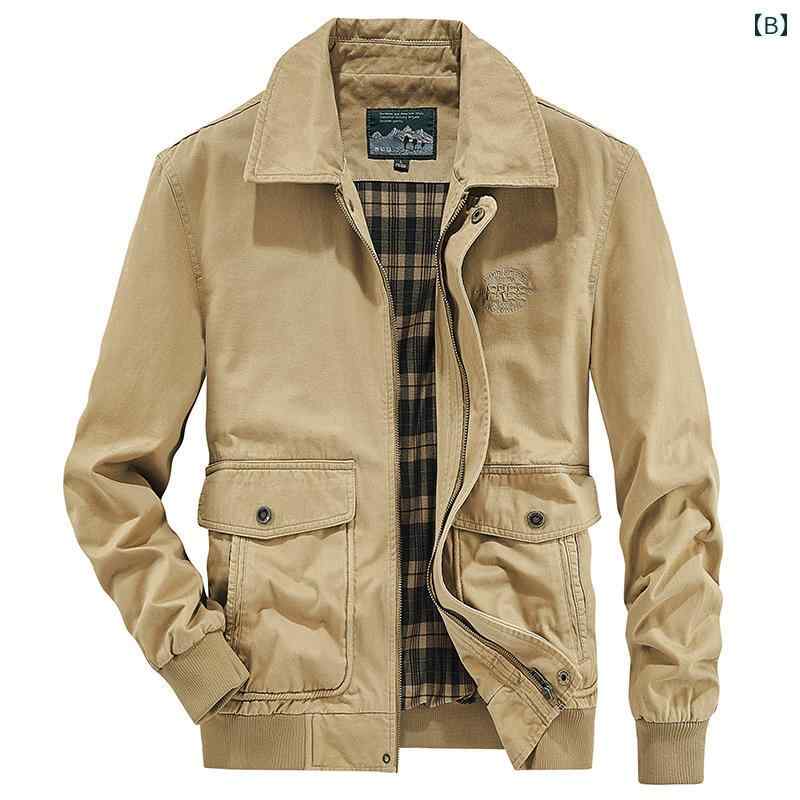 秋冬 コーデ メンズ 服 シンプル ファッション オシャレ 大人 かっこいい 大きいサイズ ストリート 紳士服 カジュアル ジャケット ビジネス コットン ジャケット トップス