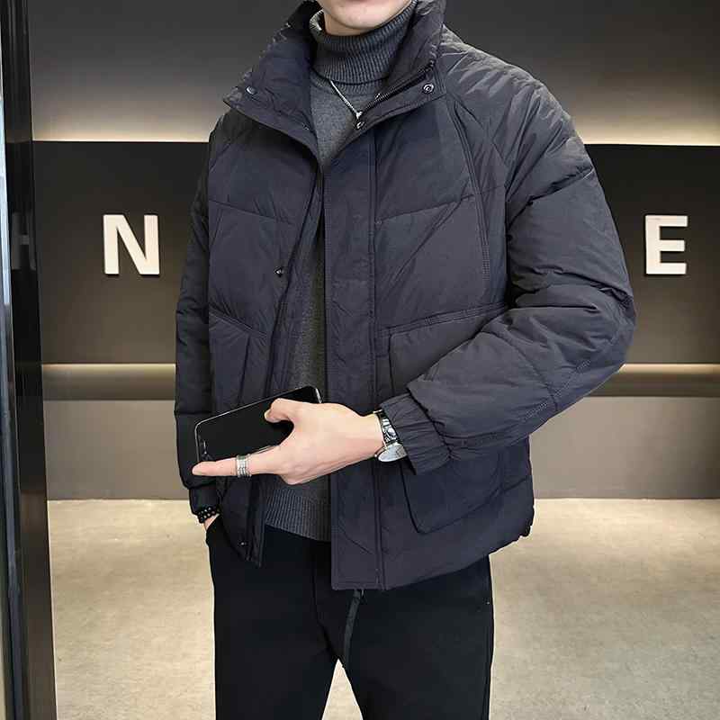 秋冬 コーデ メンズ 服 シンプル ファッション オシャレ 大人 かっこいい 大きいサイズ ストリート 紳士服 軽 薄手 ダウン ジャケット 厚手 暖かい ハイエンド ジャケット