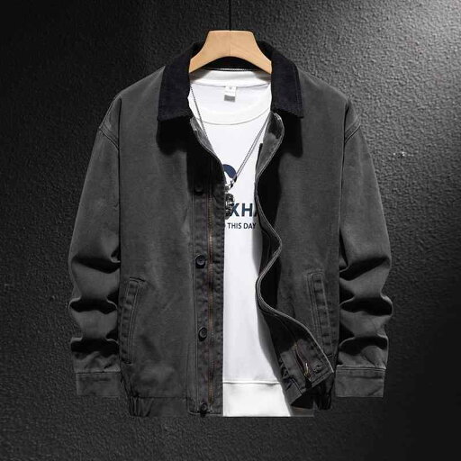 秋冬 コーデ メンズ 服 シンプル ファッション オシャレ 大人 かっこいい 大きいサイズ ストリート 紳士服 綿 カジュアル ジャケット アメリカン シンプル ハイエンド スモークグレー 長袖 秋冬 コーデ メンズ 服 シンプル ファッション オシャレ 大人 かっこいい 大きいサイズ ストリート 紳士服 綿 カジュアル ジャケット アメリカン シンプル ハイエンド スモークグレー 長袖