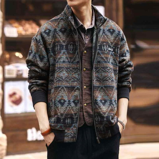 秋冬 コーデ メンズ 服 シンプル ファッション オシャレ 大人 かっこいい 大きいサイズ ストリート 紳士服 ハイエンド エスニック ウール ニット ジャケット ヘビー レトロ セーター 秋冬 コーデ メンズ 服 シンプル ファッション オシャレ 大人 かっこいい 大きいサイズ ストリート 紳士服 ハイエンド エスニック ウール ニット ジャケット ヘビー レトロ セーター