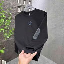 秋冬 コーデ メンズ 服 シンプル ファッション オシャレ 大人 かっこいい 大きいサイズ ストリート 紳士服 ベルベット カジュアル ラウンドネック スウェットシャツ パーカー ボトム T シャツ 韓国スタイル