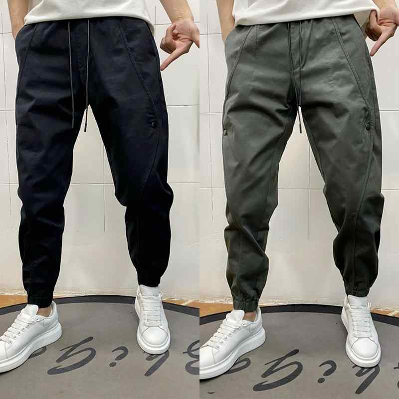 秋冬 コーデ メンズ 服 シンプル ファッション オシャレ 大人 かっこいい 大きいサイズ ストリート 紳士服 ハイエンド カジュアル パンツ 無地