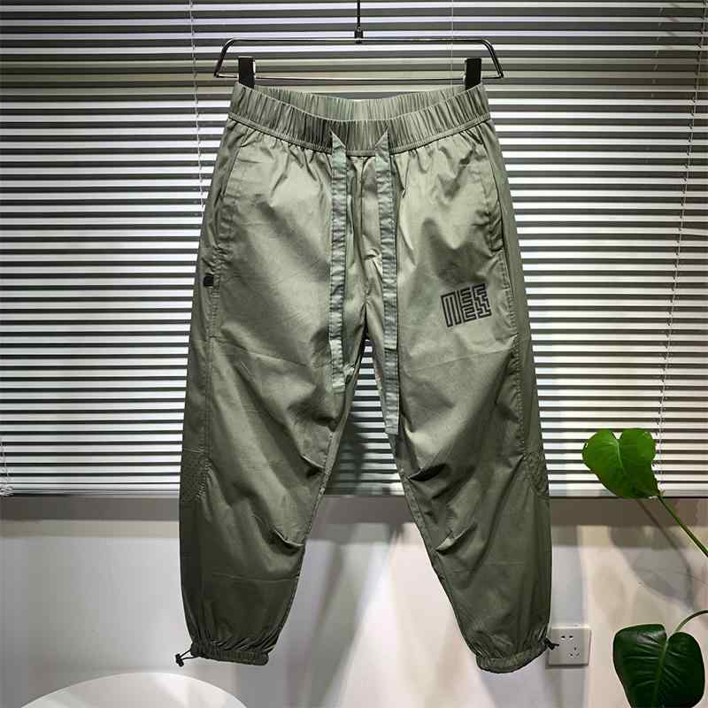 秋冬 コーデ メンズ 服 シンプル ファッション オシャレ 大人 かっこいい 大きいサイズ ストリート 紳士服 アンクル タイ 九分丈 パンツ 薄手 通気 カジュアル 快適