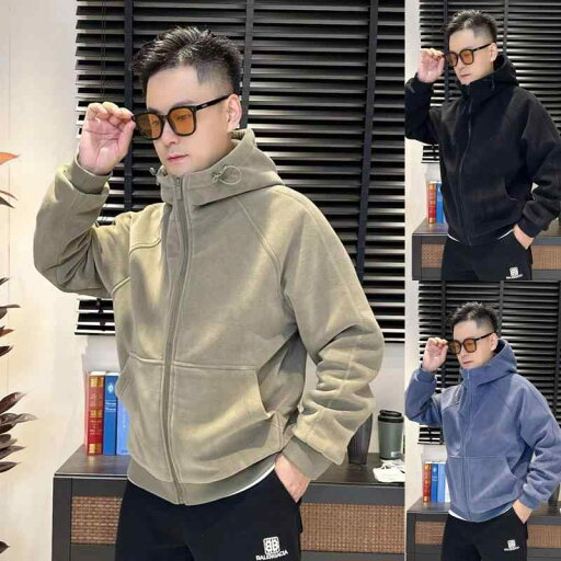 秋冬 コーデ メンズ 服 シンプル ファッション オシャレ 大人 かっこいい 大きいサイズ ストリート 紳士服 フード付き ジャケット ベルベット ラグラン ユニセックス スウェットシャツ パーカー アウトドアウェア 秋冬 コーデ メンズ 服 シンプル ファッション オシャレ 大人 かっこいい 大きいサイズ ストリート 紳士服 フード付き ジャケット ベルベット ラグラン ユニセックス スウェットシャツ パーカー アウトドアウェア