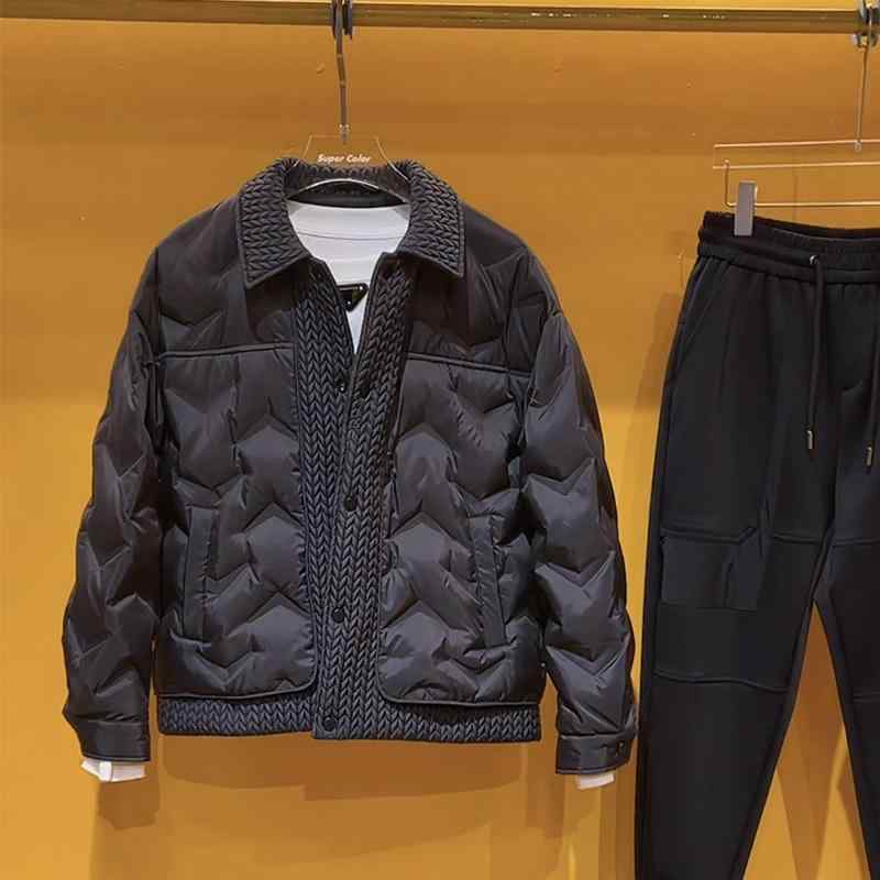 秋冬 コーデ メンズ 服 シンプル ファッション オシャレ 大人 かっこいい 大きいサイズ ストリート 紳士服 綿 コート 韓国スタイル カジュアル 暖かい スタイル