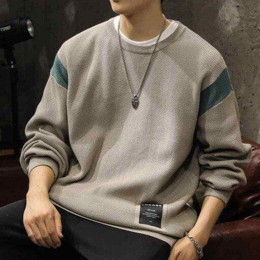 秋冬 コーデ メンズ 服 シンプル ファッション オシャレ 大人 かっこいい 大きいサイズ ストリート 紳士服 ニット セーター ラウンドネック ジャケット アウター シャツ 秋冬 コーデ メンズ 服 シンプル ファッション オシャレ 大人 かっこいい 大きいサイズ ストリート 紳士服 ニット セーター ラウンドネック ジャケット アウター シャツ