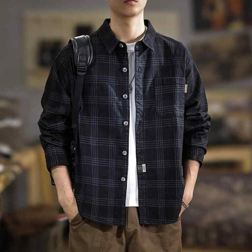 秋冬 コーデ メンズ 服 シンプル ファッション オシャレ 大人 かっこいい 大きいサイズ ストリート 紳士服 ハイエンド チェック柄 長袖 シャツ ジャケット アウター 秋冬 コーデ メンズ 服 シンプル ファッション オシャレ 大人 かっこいい 大きいサイズ ストリート 紳士服 ハイエンド チェック柄 長袖 シャツ ジャケット アウター