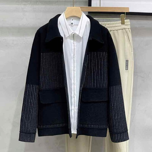 秋冬 コーデ メンズ 服 シンプル ファッション オシャレ 大人 かっこいい 大きいサイズ ストリート 紳士服 ウール ジャケット アウター ニット 秋冬 コーデ メンズ 服 シンプル ファッション オシャレ 大人 かっこいい 大きいサイズ ストリート 紳士服 ウール ジャケット アウター ニット