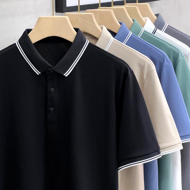 秋冬 コーデ メンズ 服 シンプル ファッション オシャレ 大人 かっこいい 大きいサイズ ストリート 紳士服 ビジネス カジュアル ポロシャツ 薄手 無地 半袖 T シャツ トップス