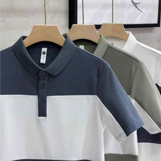 秋冬 コーデ メンズ 服 シンプル ファッション オシャレ 大人 かっこいい 大きいサイズ ストリート 紳士服 ストライプ ポロシャツ ハイエンド T シャツ 半袖 秋冬 コーデ メンズ 服 シンプル ファッション オシャレ 大人 かっこいい 大きいサイズ ストリート 紳士服 ストライプ ポロシャツ ハイエンド T シャツ 半袖