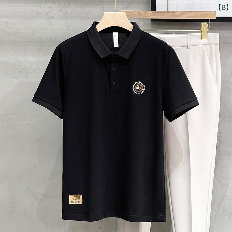 秋冬 コーデ メンズ 服 シンプル ファッション オシャレ 大人 かっこいい 大きいサイズ ストリート 紳士服 ポロシャツ ポロ トップス カジュアル 半袖 T シャツ