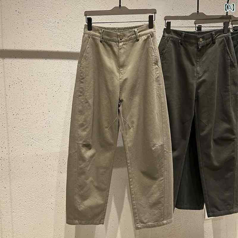 秋冬 コーデ メンズ 服 シンプル ファッション オシャレ 大人 かっこいい 大きいサイズ ストリート 紳士服 ヘビー カジュアル パンツ 綿 スポーツ バナナ ストレート