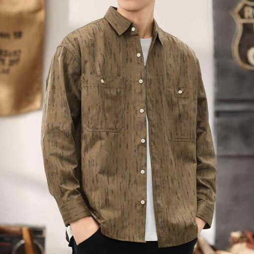 秋冬 コーデ メンズ 服 シンプル ファッション オシャレ 大人 かっこいい 大きいサイズ ストリート 紳士服 アメリカン レトロ ワークシャツ 迷彩 トップス カジュアル ジャケット アウター 秋冬 コーデ メンズ 服 シンプル ファッション オシャレ 大人 かっこいい 大きいサイズ ストリート 紳士服 アメリカン レトロ ワークシャツ 迷彩 トップス カジュアル ジャケット アウター