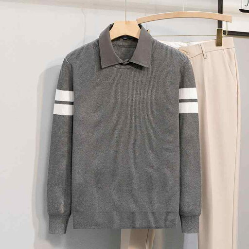 秋冬 コーデ メンズ 服 シンプル ファッション オシャレ 大人 かっこいい 大きいサイズ ストリート 紳士服 フェイク ツーピース セーター シャツ ウール カジュアル 長袖 秋冬 コーデ メンズ 服 シンプル ファッション オシャレ 大人 かっこいい 大きいサイズ ストリート 紳士服 フェイク ツーピース セーター シャツ ウール カジュアル 長袖
