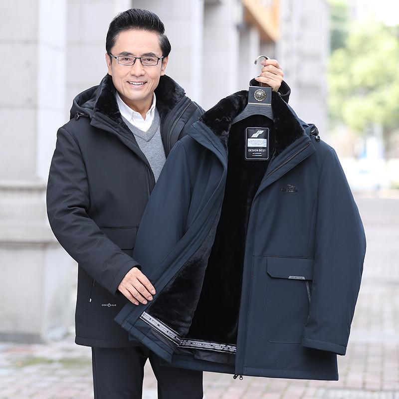 秋冬 コーデ メンズ 服 シンプル ファッション オシャレ 大人 かっこいい 大きいサイズ ストリート 紳士服 綿 コート ライナー 暖かい ..