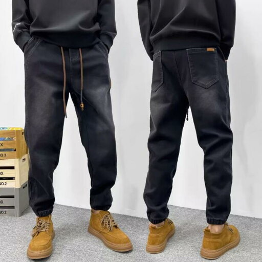 秋冬 コーデ メンズ 服 シンプル ファッション オシャレ 大人 かっこいい 大きいサイズ ストリート 紳士服 ブラック ジーンズ レッグ カジュアル 九分丈 パンツ 秋冬 コーデ メンズ 服 シンプル ファッション オシャレ 大人 かっこいい 大きいサイズ ストリート 紳士服 ブラック ジーンズ レッグ カジュアル 九分丈 パンツ