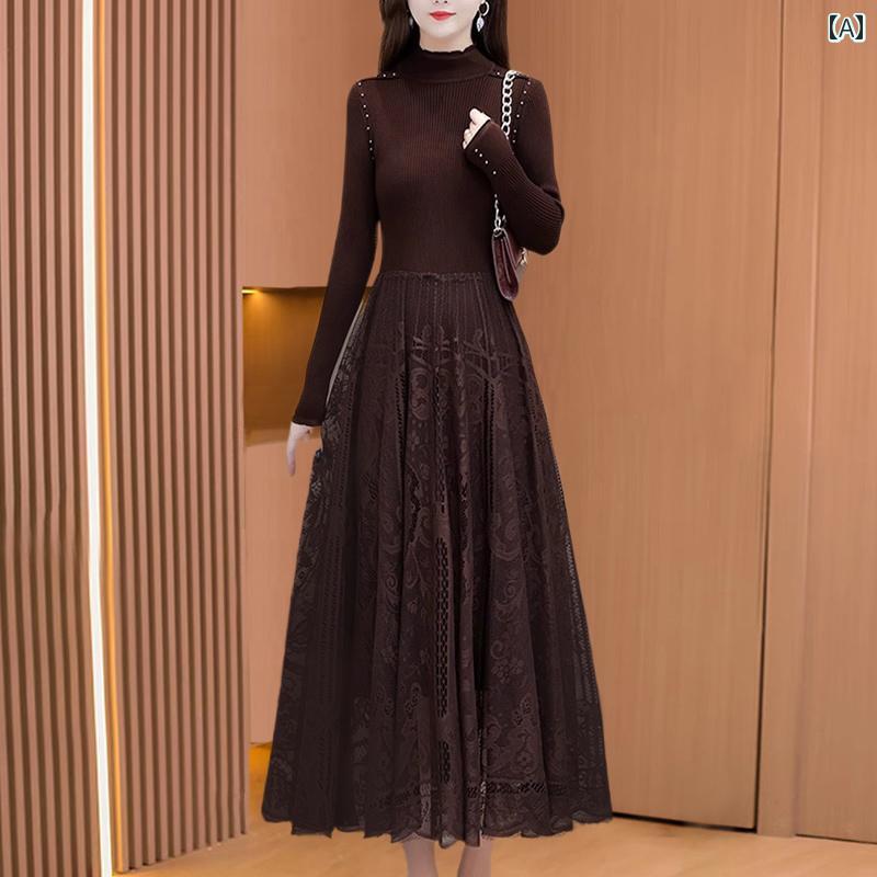 春 コーデ レディース ファッション オシャレ アイテム カワイイ コーデ シンプル きれいめ ナチュラル 上品カジュアル 女性用 婦人服 ハイエンド 長袖 ワンピース 秋 コート スタイル