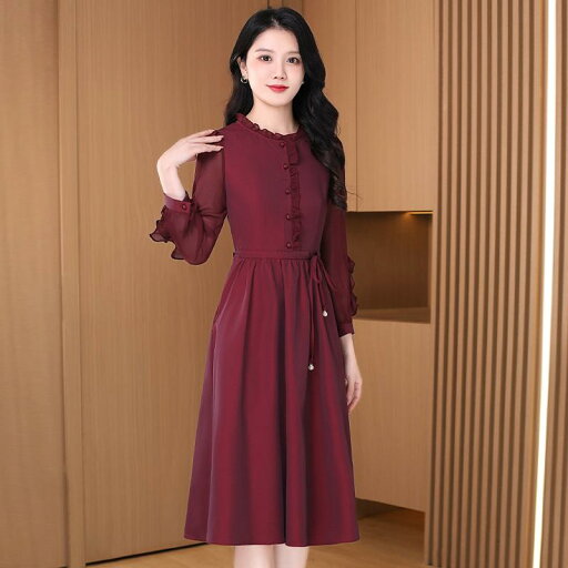 春 コーデ レディース ファッション オシャレ アイテム カワイイ コーデ シンプル きれいめ ナチュラル 上品カジュアル 女性用 婦人服 長袖 ドレス 秋 スタイル ハイエンド ウェディング パーティー ドレス 春 コーデ レディース ファッション オシャレ アイテム カワイイ コーデ シンプル きれいめ ナチュラル 上品カジュアル 女性用 婦人服 長袖 ドレス 秋 スタイル ハイエンド ウェディング パーティー ドレス