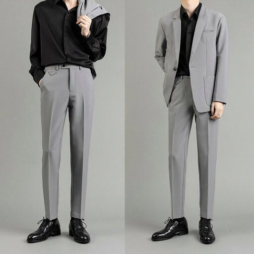 秋冬 コーデ メンズ 服 シンプル ファッション オシャレ 大人 かっこいい 大きいサイズ ストリート 紳士服 九分丈 スーツ パンツ ライト ストレート カジュアル 秋冬 コーデ メンズ 服 シンプル ファッション オシャレ 大人 かっこいい 大きいサイズ ストリート 紳士服 九分丈 スーツ パンツ ライト ストレート カジュアル