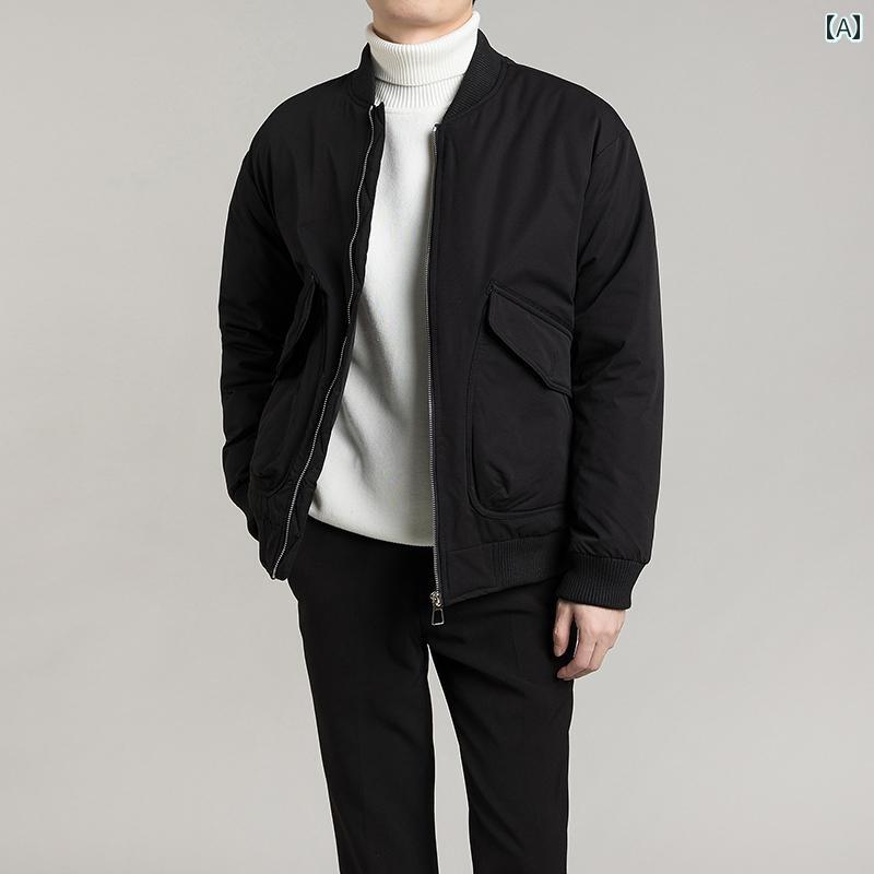 秋冬 コーデ メンズ 服 シンプル ファッション オシャレ 大人 かっこいい 大きいサイズ ストリート 紳士服 ダウン ジャケット アウター ライト トップス