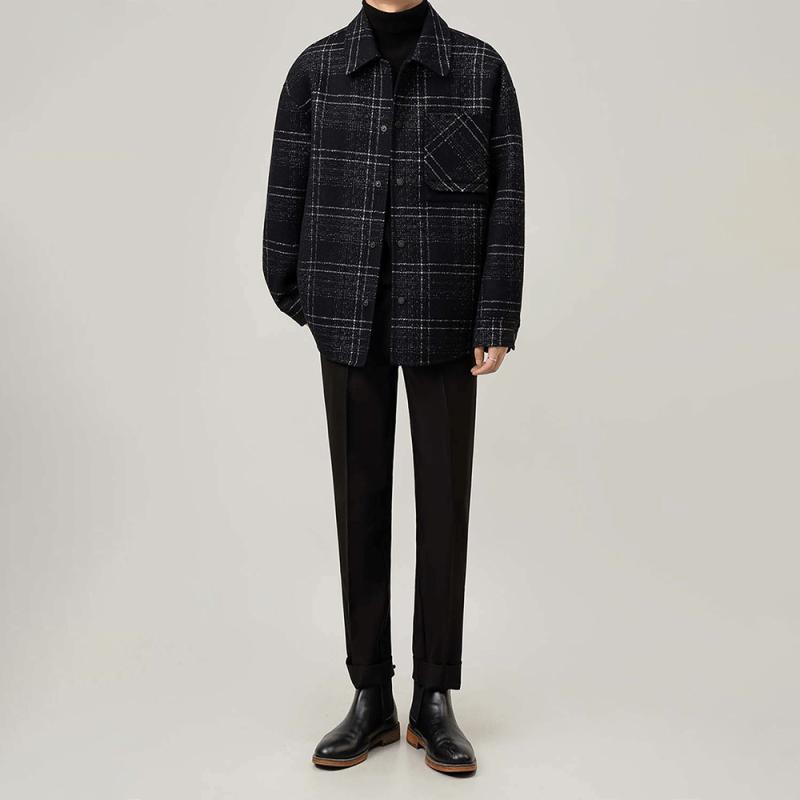 秋冬コーデメンズ服シンプルファッシ...