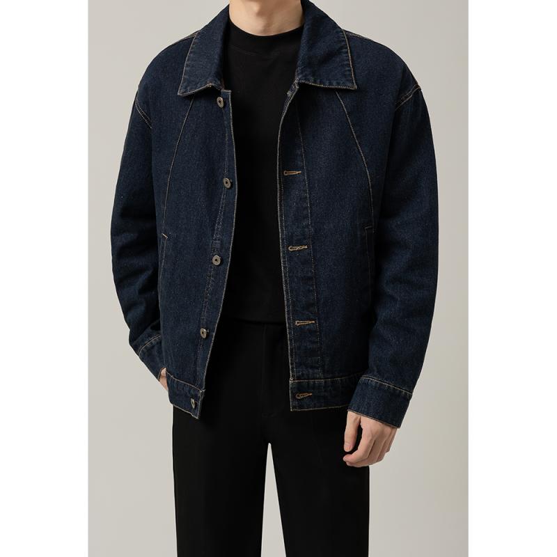 秋冬 コーデ メンズ 服 シンプル ファッション オシャレ 大人 かっこいい 大きいサイズ ストリート 紳士服 カジュアル トップス デニムファッション ジャケット アウター