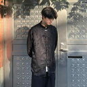 秋冬 コーデ メンズ 服 シンプル ファッション オシャレ 大人 かっこいい 大きいサイズ ストリート 紳士服 チュニック スタンドカラー ボタン ダウン シャツ 長袖 ハイエンド ジャケット アウター