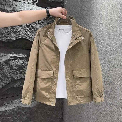 秋冬 コーデ メンズ 服 シンプル ファッション オシャレ 大人 かっこいい 大きいサイズ ストリート 紳士服 スタンドカラー ジャケット アウター カジュアル シンプル トップス プリント 秋冬 コーデ メンズ 服 シンプル ファッション オシャレ 大人 かっこいい 大きいサイズ ストリート 紳士服 スタンドカラー ジャケット アウター カジュアル シンプル トップス プリント